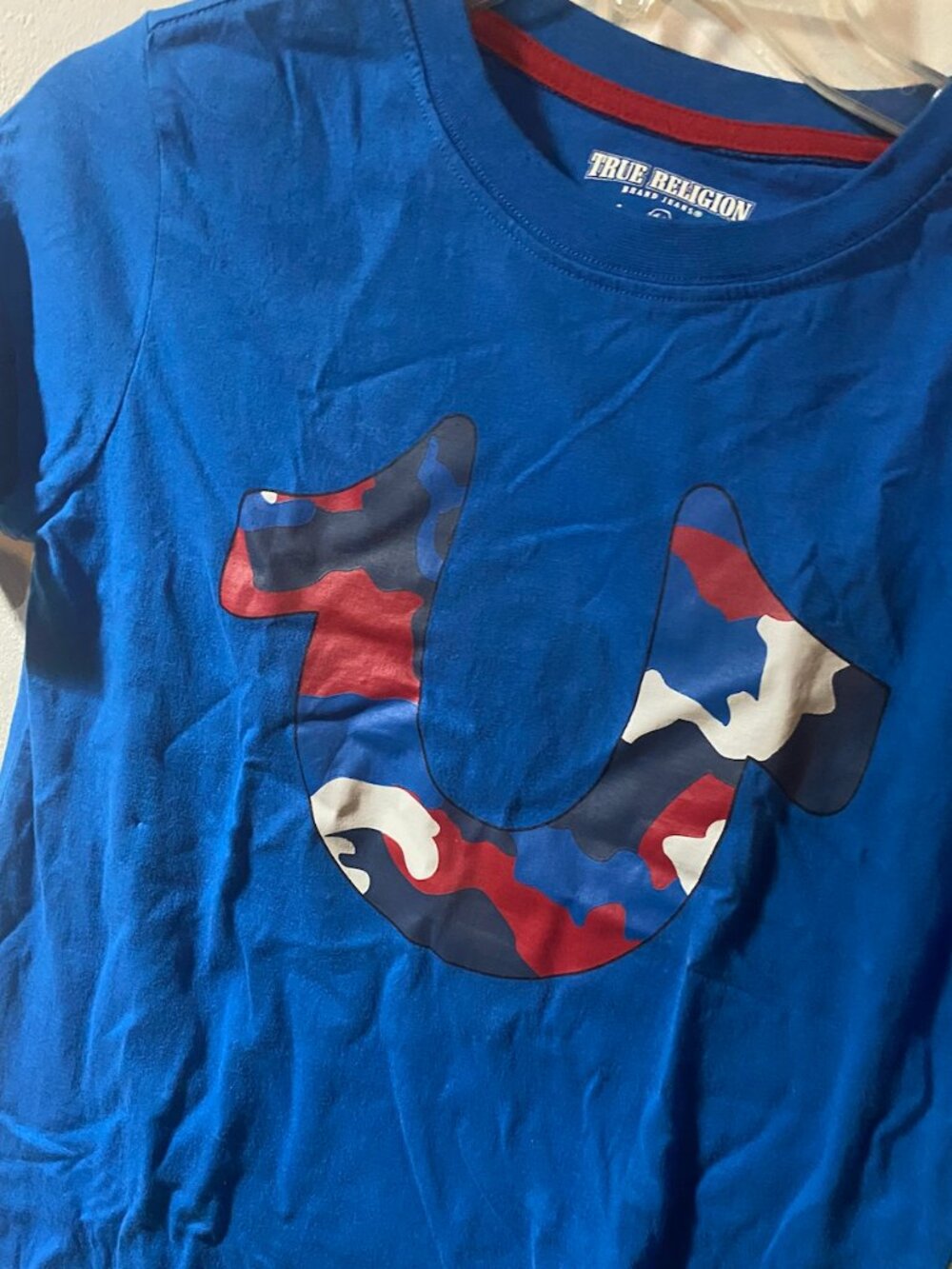 True Religion Blue t-shirt size M(10/12)